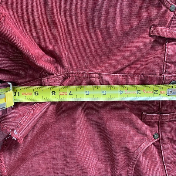 Carve Designs Maroon Oahu 4-Inch Inseam Corduroy Women's Shorts, Size 6 - Picture 4 of 7